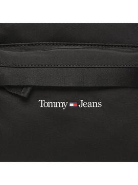 Mochila TOMMY nylon negra logo