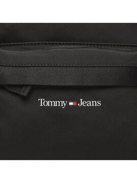 Mochila TOMMY nylon negra logo