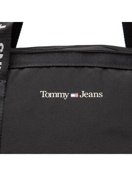 Bolso TOMMY tela negro asas logo