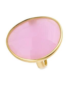 Anillo LUXENTER ajustable Cuarzo Rosa