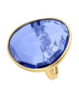 Anillo LUXENTER SANWERD dorad piedra Lapislazuli