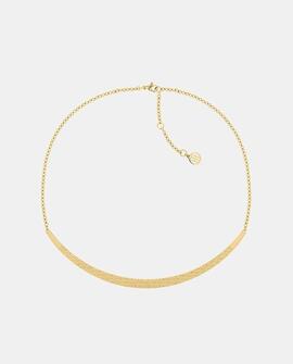 Collar TOMMY HILFIGER Rectangular Block Dorado