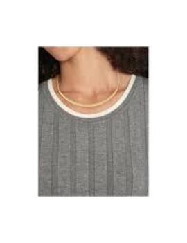 Collar TOMMY HILFIGER Rectangular Block Dorado