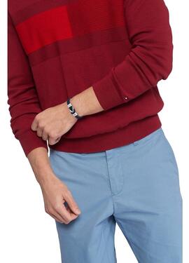 Pulsera TOMMY HILFIGER Doble Nudo Azul