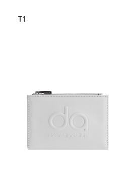 Cartera DON ALGODON piel logo medio