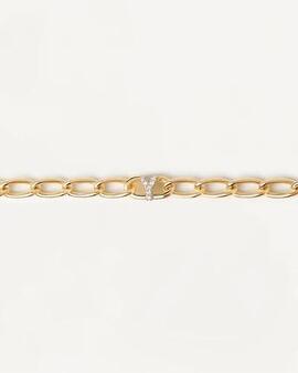  Pulsera PDPAOLA Cadena de Eslabones letra Y