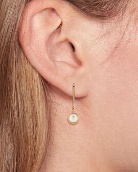Pendientes TOMMY HILFIGER dorado Clip con Perla