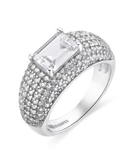 Anillo LUXENTER Tany Plata y Circonitas