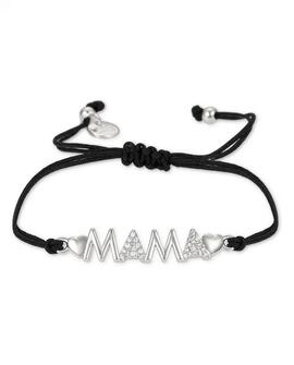 Pulsera LUXENTER Cordón Ajustable Mamá Plata