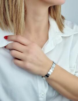 Pulsera TOMMY HILFIGER Eslabones y Circonitas