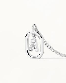 Collar PDPAOLA Letra A Mini Plata