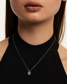 Collar PDPAOLA Letra A Mini Plata