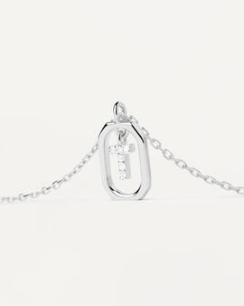 Collar PDPAOLA Letra T Mini Plata
