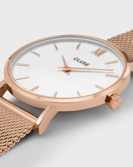 Reloj CLUSE Minuit Mesh Rose Gold