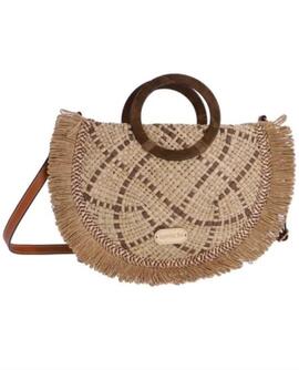 Bolso AMICHI natural asas redond