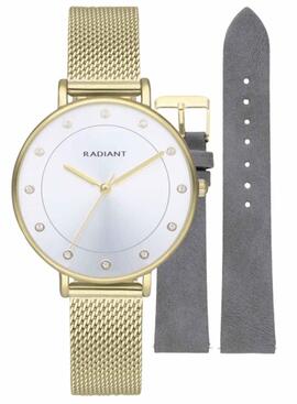 Reloj RADIANT dorado 2 correas