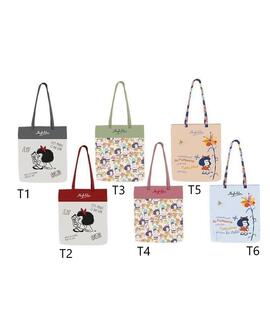 Bolsas MAFALDA tela dibujos