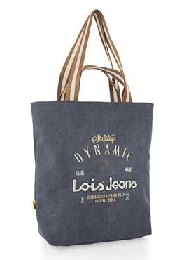 Bolso LOIS  shopper tela logo letras medio