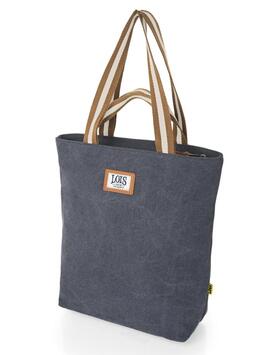 Bolso LOIS  shopper tela logo letras medio