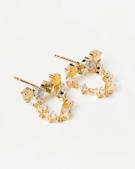 Pendientes PDPAOLA Juno Tira Circonitas de Colores