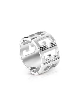 Anillo GUESS acero letras G