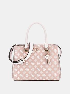 Bolso GUESS Noelle Rosa con Logo 4g y Peony