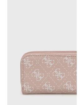 Monedero GUESS Doble Cremallera Rosa Palo