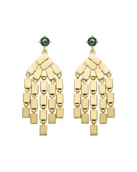 Pendientes LUXENTER Farisk Piedr Verde