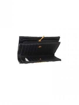 Cartera GUESS monedero negra acolchada