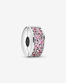 Clip PANDORA Pavé Rosa