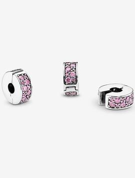 Clip PANDORA Pavé Rosa