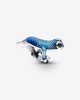  Charm PANDORA Geco Azul Metálico