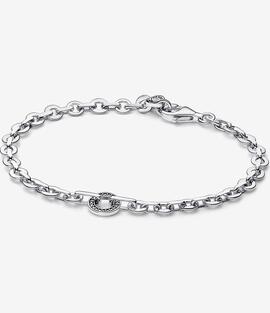 Pulsera PANDORA Cadena Gruesa Pavé