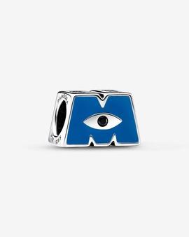 Charm PANDORA Logotipo M de Monsters, Inc. de Disney Pixar