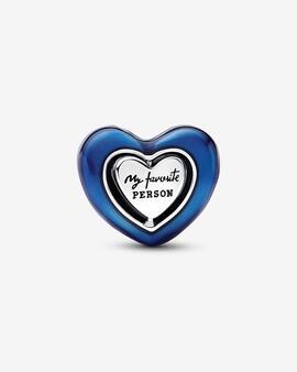 Charm PANDORA Corazón Giratorio Azul