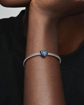 Charm PANDORA Corazón Giratorio Azul