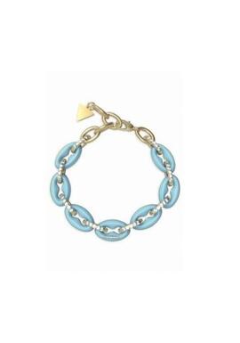 Pulsera GUESS 'Pop Links' Esmalte Azul