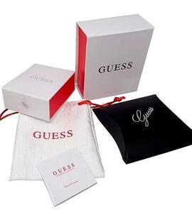 Aros GUESS Circonita Logo Relieve