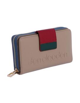 Cartera DON ALGODON Gloria boton cremallera