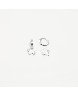 Pendientes AGATHA Aro Mariposa con Circonita