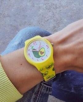 Reloj AGATHA Flip Amarillo Aguacates