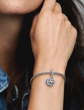 Charm PANDORA Colgante Doble Estrella Fugaz en Dos T