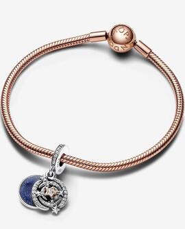 Charm PANDORA Colgante Doble Estrella Fugaz en Dos T
