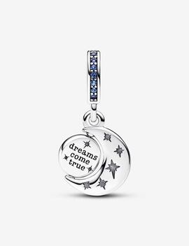 Charm PANDORA Colgante Giratorio Luna Brillante