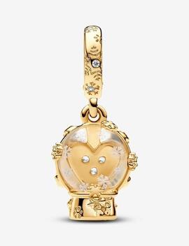 Charm PANDORA Shine Globo Corazón Copo de Nieve