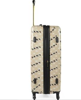 Maleta DKNY grande beige logos