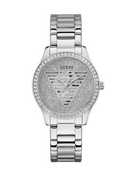 Reloj GUESS acero logo triangulo esfera