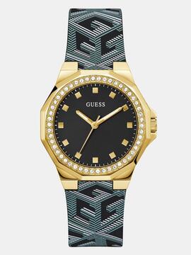 Reloj GUESS Caucho Estampado Logo G Cube