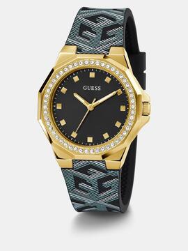 Reloj GUESS Caucho Estampado Logo G Cube