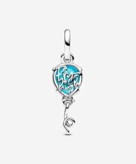 Charm Colgante PANDORA Globo Cristal de Murano Azul UNICEF